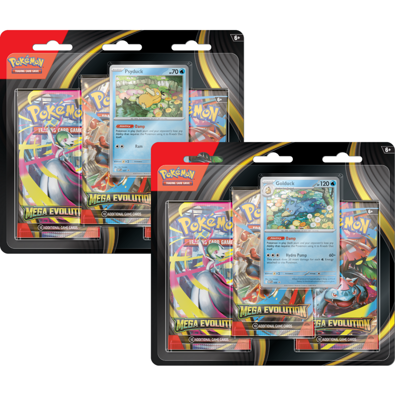 Pokemon Mega Evolution 3 Pack Blister